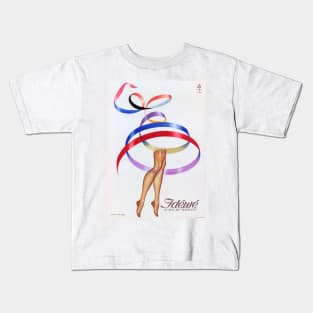 IDEWE Pantyhose Stockings Hosiery Vintage French Fashion Advertising Kids T-Shirt